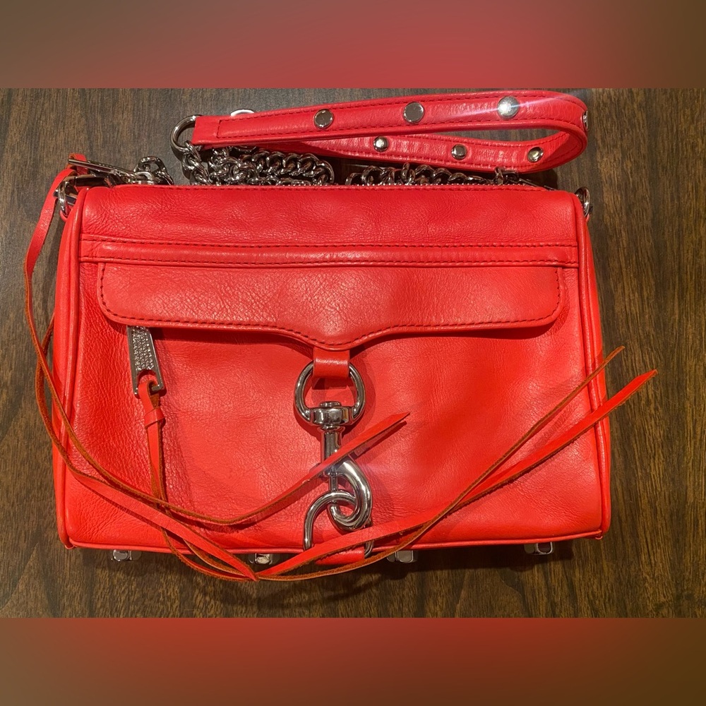 Rebecca Minkoff Red Leather Crossbody Bag